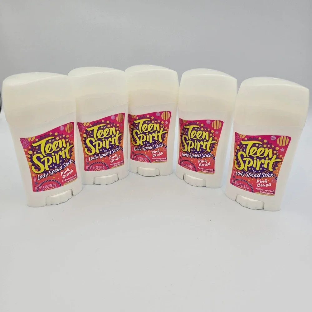 Teen Spirit Lady Speed Stick Deodorant Antiperspirant Pink Crush Lot of 5